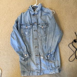 long jean jacket